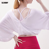 SLENDDY 宽松运动上衣女健身跑步瑜伽罩衫阔袖长袖T恤女 S2007 商品缩略图2