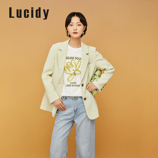 Lucidy-鲁思蒂 2022春 水洗牛仔长裤 KZ02AE21958 商品图1