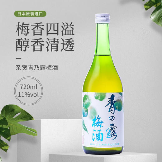 杂贺青乃露梅酒 微醺果酒低度甜酒利口酒女士 720ml 商品图0