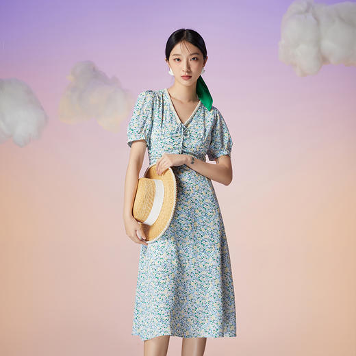 Lucidy-鲁思蒂 2022夏 短袖连衣裙 LQ04BE22531 商品图0