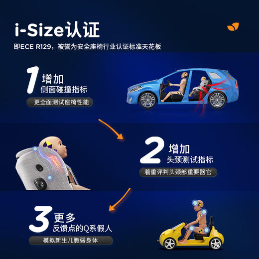 joie巧儿宜儿童安全座椅车载汽车用0-4-7岁360度旋转陀螺勇士grow 商品图1