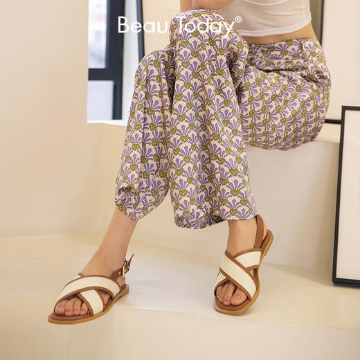 BeauToday 度假罗马凉鞋 商品图1