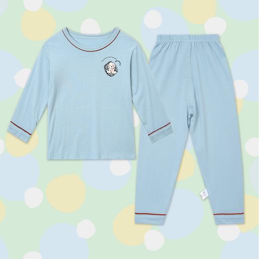 【弹力冰感舒适】儿童春夏冰岛棉家居服套装2套 商品图2