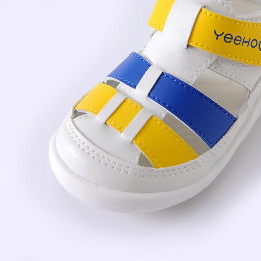 英氏儿童鞋子男童圆头包指超软底纤维凉鞋宝宝YFXFJ22032A 商品图1