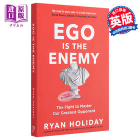 【中商原版】绝对自控:硬派自我管理手册 英文原版 Ego is the Enemy Ryan Holiday