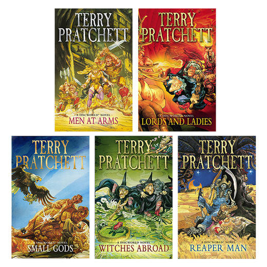 碟形世界系列11-15 五册套装 英文原版 Discworld Novel 畅销科幻小说 Terry Pratchett 灵魂收割机 英文版 进口英语原版书籍 商品图1