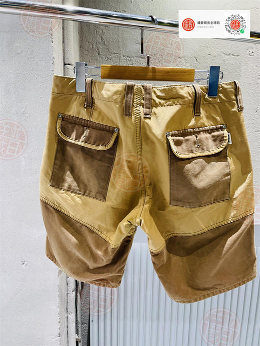 紅心系列男款洗水做舊款式短裤 商品图1