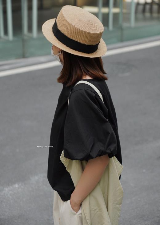 FRANCESCA卡其/浅灰/白/黑波波短袖 商品图11