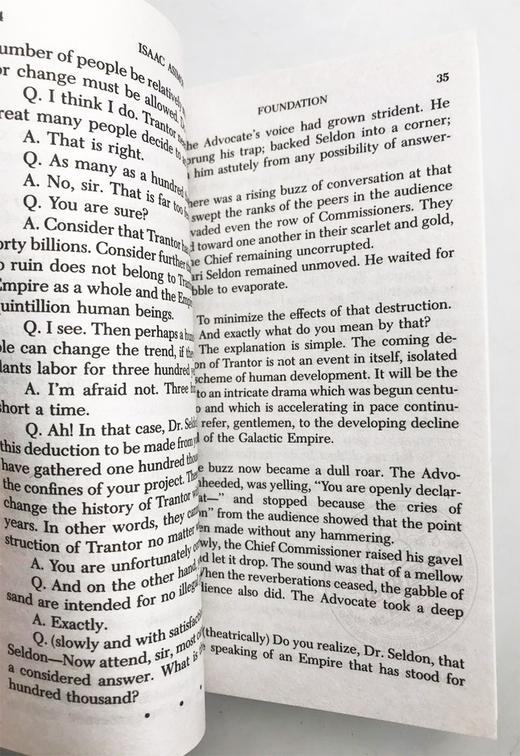 银河帝国基地 英文原版 Foundation 英文版进口科幻小说书 基地系列七部曲1 Isaac Asimov 阿西莫夫 英语书籍 商品图2
