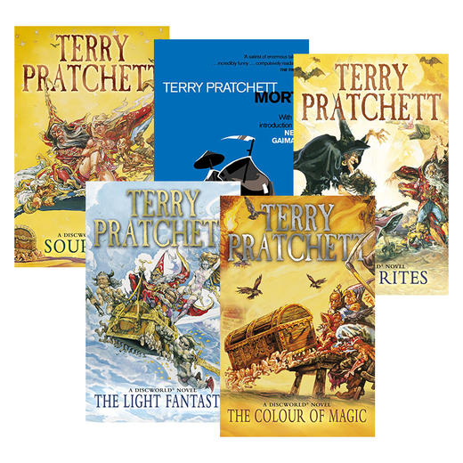 碟形世界系列1-5 五册套装 英文原版 Discworld Novel 畅销科幻小说 Terry Pratchett 英文版 进口英语原版书籍 商品图0