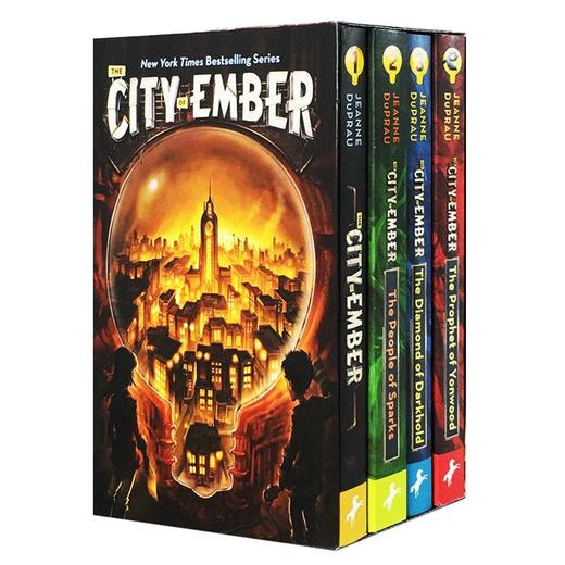 微光之城系列4册 英文原版儿童文学书 The City of Ember Complete Boxed Set 珍妮 杜普洛 奇幻小说 进口英语书籍 商品图2