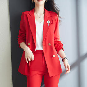 职业女套装西装长袖时尚休闲西装 XZ-XV8012