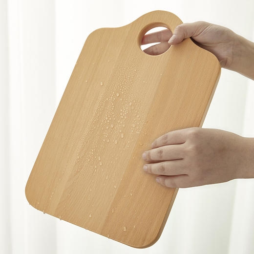 手作黑胡桃木榉木切菜板 实木加厚水果砧板面包板防滑日系切板 心选到家 商品图2