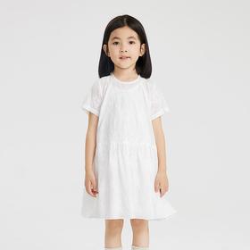 江南布衣 22年夏装新款  短袖连衣裙  1M3G30420