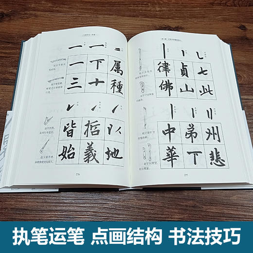 【心如健】精装正版】中国书法一本通 中国书法大全毛笔字临摹练习初级入门可搭配邱振中书法大全 初学者中国书法联系临摹大全书畅销书排行榜 商品图4
