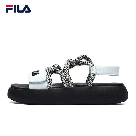 FILA斐乐【江疏影同款】女鞋凉鞋2022夏新款运动鞋凉拖增高沙滩鞋麻花F12W221404F 商品图3