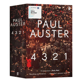 保罗奥斯特 4321 英文原版小说 4321 Shortlisted for The Man Booker Priz 英文版 进口原版英语书籍 Paul Auster