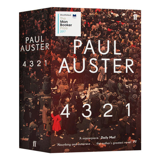 保罗奥斯特 4321 英文原版小说 4321 Shortlisted for The Man Booker Priz 英文版 进口原版英语书籍 Paul Auster 商品图0