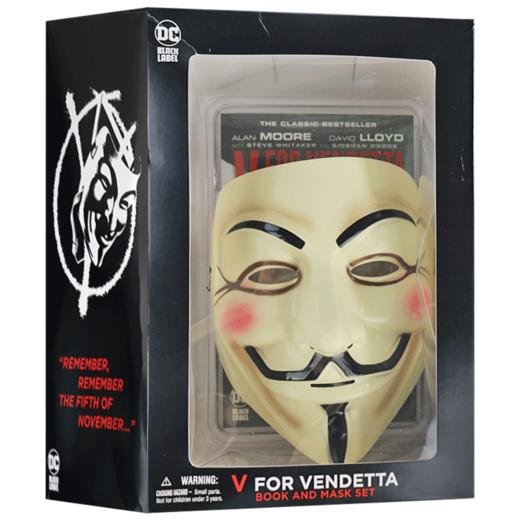 V字仇杀队 英文原版 V for Vendetta Book & Mask Set 豪华版 附面具套装 绘本小说 英文版 进口英语书籍 商品图3