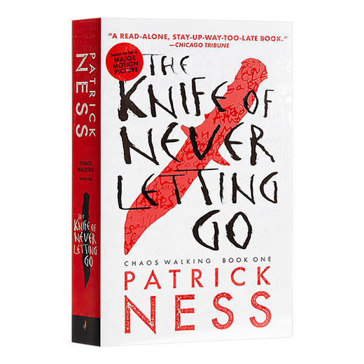 混沌漫步1 永不放手的小刀 英文原版小说书 Chaos Walking The Knife of Never Letting Go 怪物来敲门作者 Patrick Ness 英文版 商品图0