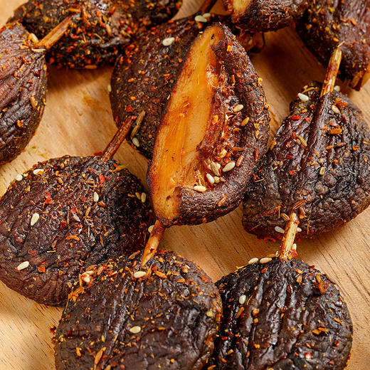 烧烤食材户外露营半成品 香菇串5串 商品图2