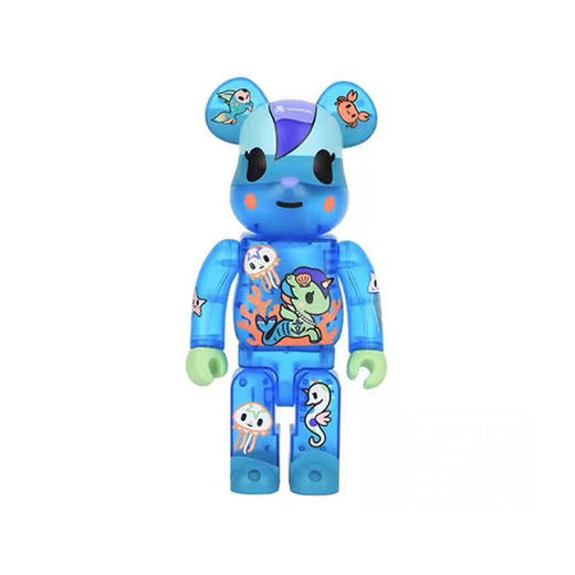收藏系列 Be@rbrick 1000%系列 tokidoki 美人鱼独角兽 商品图0