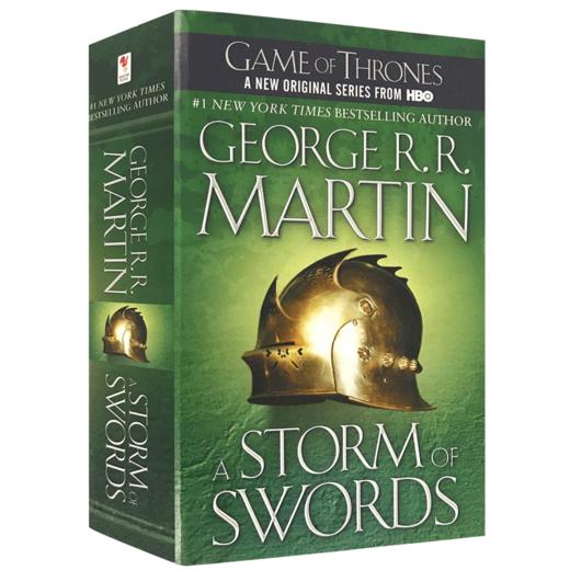英文原版小说 冰与火之歌3 A Song of Ice and Fire A Storm of Swords冰雨的风暴乔治马丁HBO美剧原著权力的游戏进口书籍正版全套 商品图4