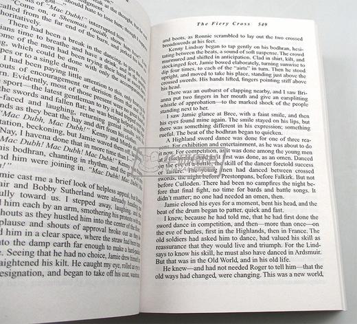 异乡人5 火红十字架 英文原版小说 Outlander 5 The Fiery Cross 外乡人 英文版 进口原版英语经典文学书籍 商品图3