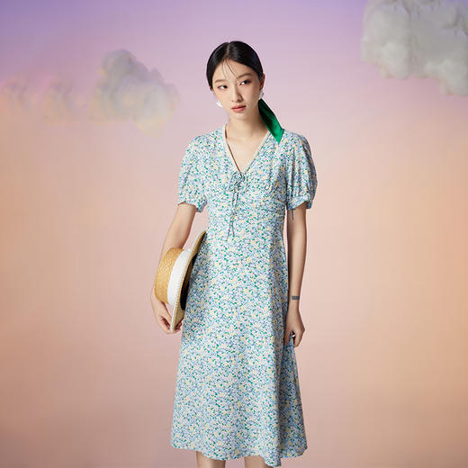 Lucidy-鲁思蒂 2022夏 短袖连衣裙 LQ04BE22531 商品图1