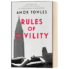 上流法则 英文原版 Rules of Civility 莫斯科绅士作者作品 菲茨杰拉德奖 英文版 进口英语书籍 商品缩略图1