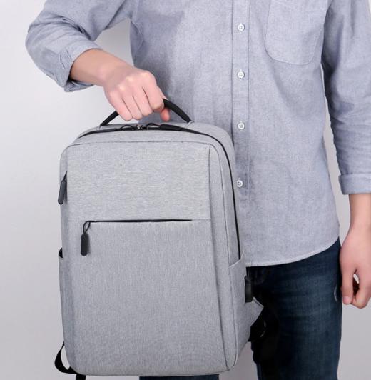 【不止有型 还很会“装”】网红同款经典商务多功能双肩包 加宽肩带 减压舒适  可外置充电 时尚简约 耐磨防水 轻松应对职场 ！ 商品图6