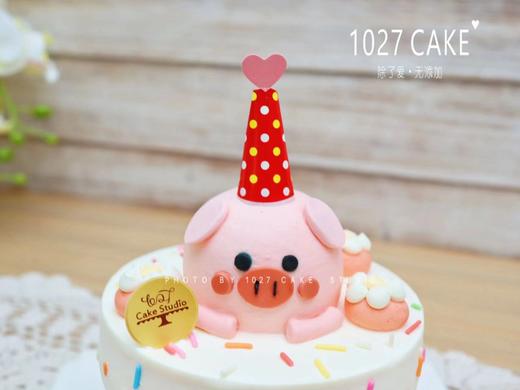 1027CAKE |  复古ins风 可爱款 立体猪猪 商品图3