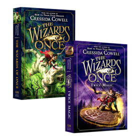 远古魔法师2册 英文原版 The Wizards of Once 英文版进口儿童章节奇幻小说 驯龙高手同作者 Cressida Cowell 青少年英语课外读物