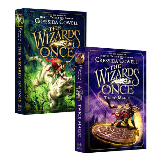 远古魔法师2册 英文原版 The Wizards of Once 英文版进口儿童章节奇幻小说 驯龙高手同作者 Cressida Cowell 青少年英语课外读物 商品图0