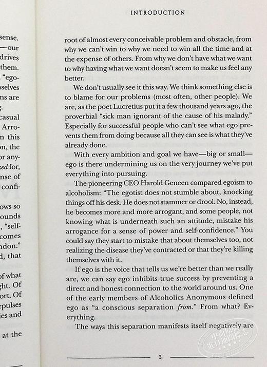 【中商原版】绝对自控:硬派自我管理手册 英文原版 Ego is the Enemy Ryan Holiday 商品图5