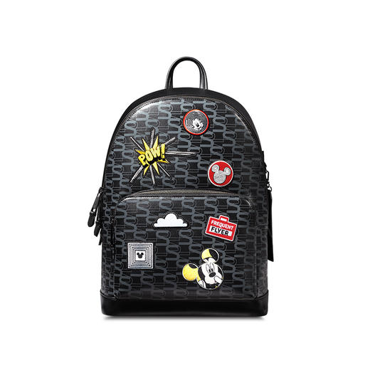 新秀丽米奇勋章时尚牛皮革双肩包NW1*001 商品图4