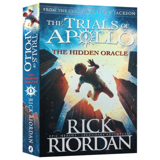 阿波罗的审判1 隐藏的神谕甲骨文 英文原版小说 The Hidden Oracle 波西杰克逊 英文版 进口原版青少年奇幻文学经典英语书籍 商品图1