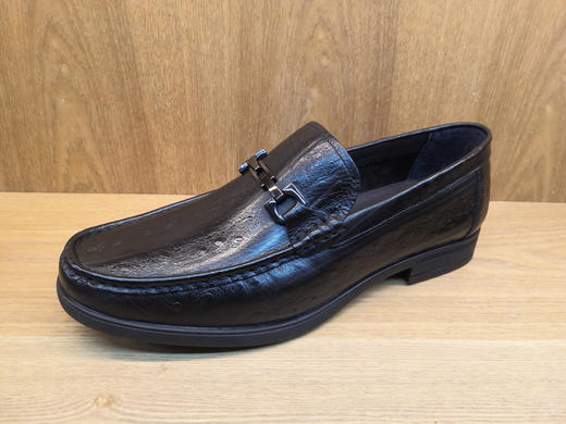 豪行春季新款商务男鞋10174102牛皮低跟舒适休闲皮鞋单鞋正装鞋子 商品图0