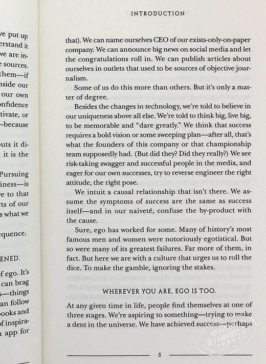 【中商原版】绝对自控:硬派自我管理手册 英文原版 Ego is the Enemy Ryan Holiday 商品图6