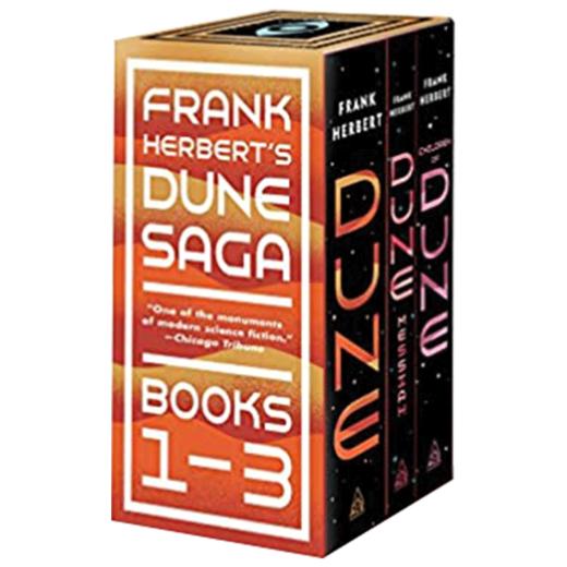 沙丘三部曲1-3册盒装 英文原版小说 Frank Herbert's Dune Saga 弗兰克赫伯特 Frank Herbert 英文版进口原版英语书籍 商品图1