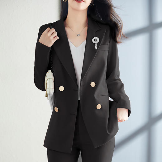 职业女套装西装长袖时尚休闲西装 XZ-XV8012 商品图3