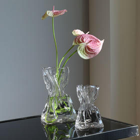 2022.4月新款折纸透明玻璃花瓶