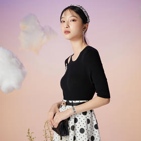 Lucidy-鲁思蒂 2022夏 短袖针织衫 ZZ04AE22481