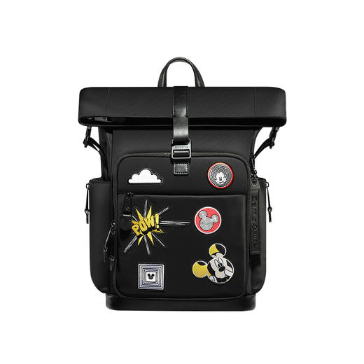 新秀丽米奇勋章时尚牛皮革双肩包NW1*002 商品图5