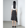 NEELLY纳俪商场同款撞色高腰半身裙女不规则裙摆气质A字裙潮新款N22044E04427 商品缩略图4