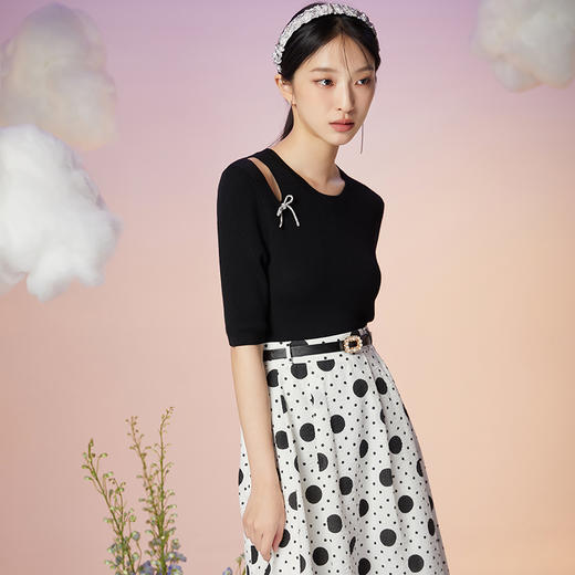 Lucidy-鲁思蒂 2022夏 短袖针织衫 ZZ04AE22481 商品图4