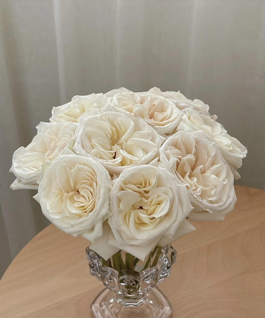 【拍市玫瑰】白荔枝 10支/扎  约60公分 商品图5