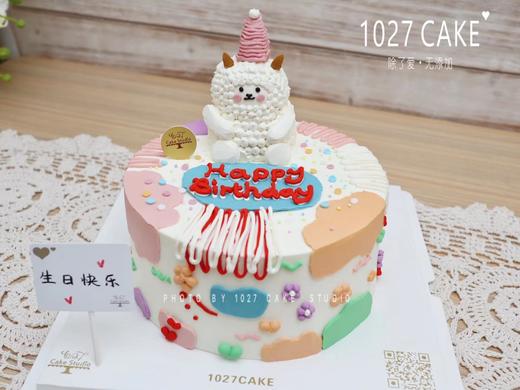 1027CAKE | 涂鸦ins风 可爱款 立体小羊 商品图0