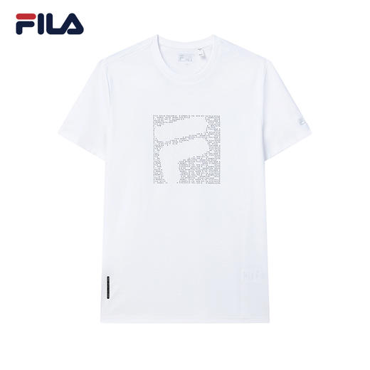 FILA 斐乐【黄景瑜同款】男子短袖T恤2022年夏季新款运动经典款F11M227113F 商品图4