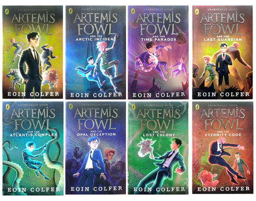 阿特米斯奇幻历险8册盒装 英文原版 Artemis Fowl 8 book Box Set Eoin Colfer 欧因科弗 科幻冒险推理畅销小说 英文版进口英语书 商品图2